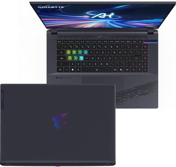 Ноутбук AORUS 16X 16.0 QHD, Intel i9-14900HX, 32GB, F1TB, NVD4070-8, DOS, чорний