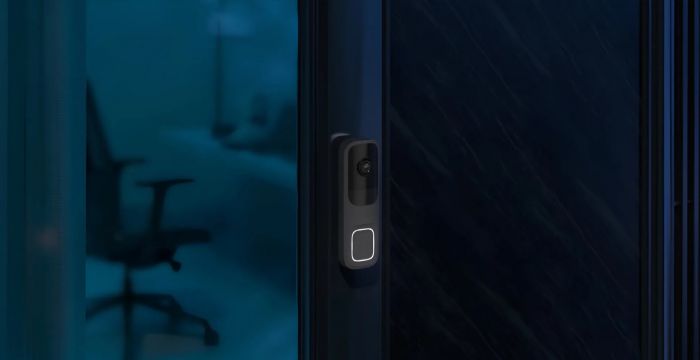 Відеодзвінок Ajax Doorbell, універсальне встановлення, 4 мп, 155° вертикальний 90° горизонтальний, іч 6м, дальнісь виявлення руху 4м, штучний інтелект, wi-fi, graphite