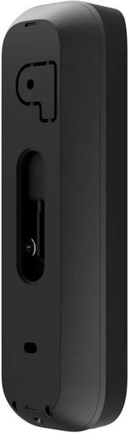 Відеодзвінок Ajax Doorbell, універсальне встановлення, 4 мп, 155° вертикальний 90° горизонтальний, іч 6м, дальнісь виявлення руху 4м, штучний інтелект, wi-fi, чорний