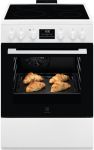 Плита Electrolux електрична склокерамічна, 58л, 60x60см, конвекція, пара, білий