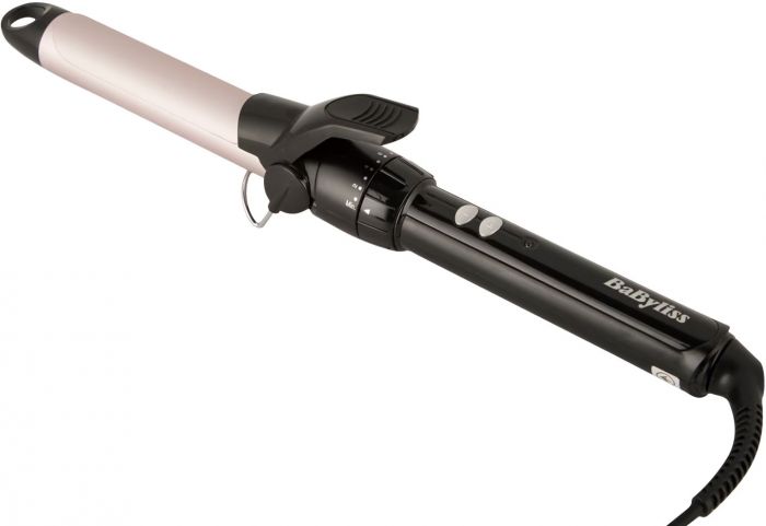Плойка Babyliss Pro 180 medium, 300Вт, темп.режимів-10, D -25mm, 110-180С, метал, чорний