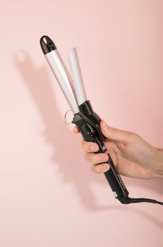 Плойка Babyliss Pro 180 medium, 300Вт, темп.режимів-10, D -25mm, 110-180С, метал, чорний