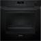 Духова шафа Siemens електрична, 71л, A+, пара, дисплей, конвекція, телескопічні напрямні, чорний