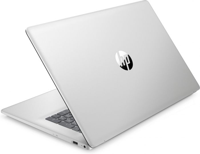 Ноутбук HP 17-cn4012ua 17.3" FHD IPS AG, Intel 3-100U, 16GB, F512GB, UMA, DOS, сріблястий