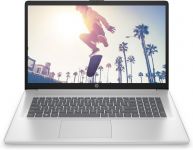 Ноутбук HP 17-cn4012ua 17.3" FHD IPS AG, Intel 3-100U, 16GB, F512GB, UMA, DOS, сріблястий