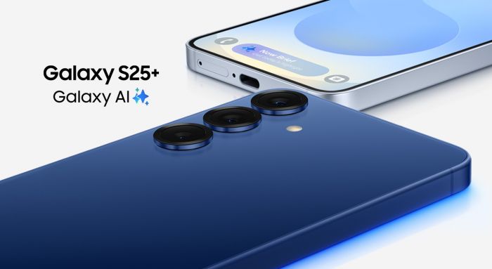 Смартфон Samsung Galaxy S25+ 5G (S936) 6.7' 12/256ГБ, 2SIM, 4900мА•год, синій сапфіровий