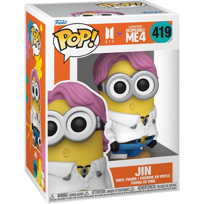 Фігурка Funko POP Rocks: Minions X BTS - Jin