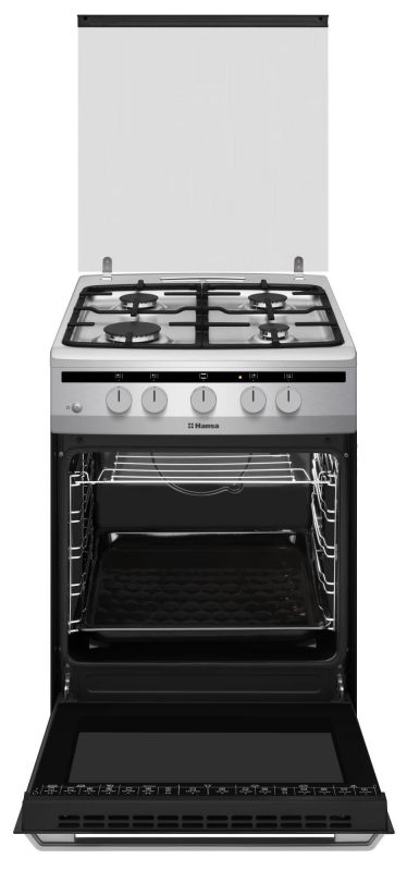 Плита Hansa газова, 60л, 50x60см, чавун, нерж