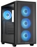 Корпус CHIEFTEC Gaming Hunter 3, без БЖ, 2xUSB3.0, 1xUSB3.2 Gen2 Type-C, 4x120мм ARGB, VGA 425мм, LCS ready, TG Side panel, EATX, чорний