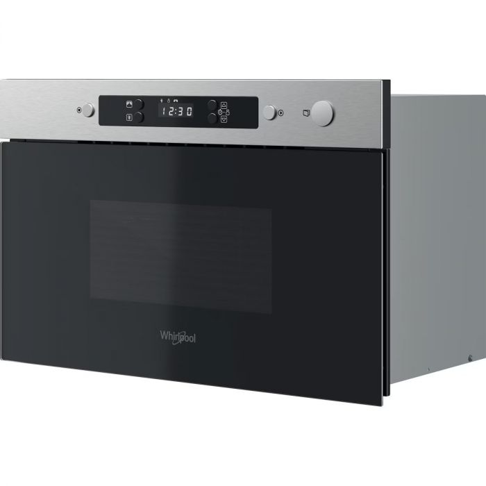 Мікрохвильова піч Whirlpool вбудована, 22л, електронне упр., 750Вт, дисплей, нерж