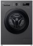 Пральна машина LG фронтальна, 6.5кг, 1200, A+++, 44см, дисплей, пара, інвертор, чорний