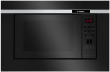Мікрохвильова піч Hansa вбудовувана, 20л, електр.управл., 700Вт, гриль, дисплей, відкр.кнопкою, чорний