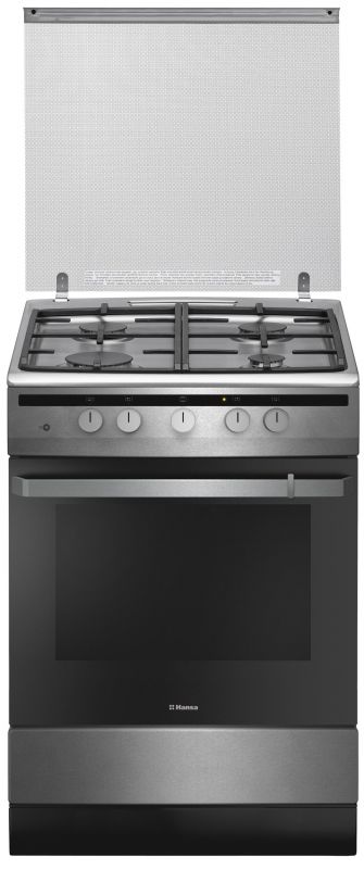 Плита Hansa газова, 56л, 60x60см, чавун, нерж