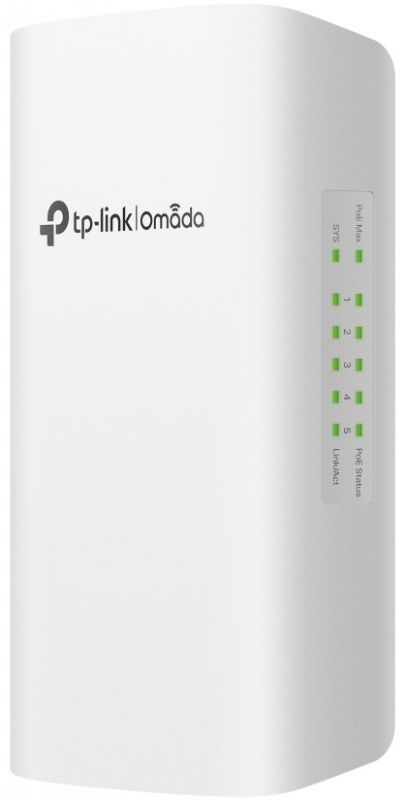 Комутатор TP-LINK SG2008P  4xGE (4xPoE), 64W, 1xGE uplink (1xPoe), WebSmart, outdoor