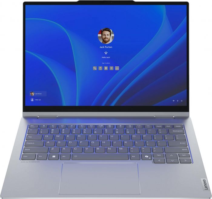 Ноутбук Lenovo ThinkBook 14 2-in-1-G4 14" WUXGA IPS Touch, Intel U7-155H, 32GB, F1TB, UMA, Win11P, сріблястий