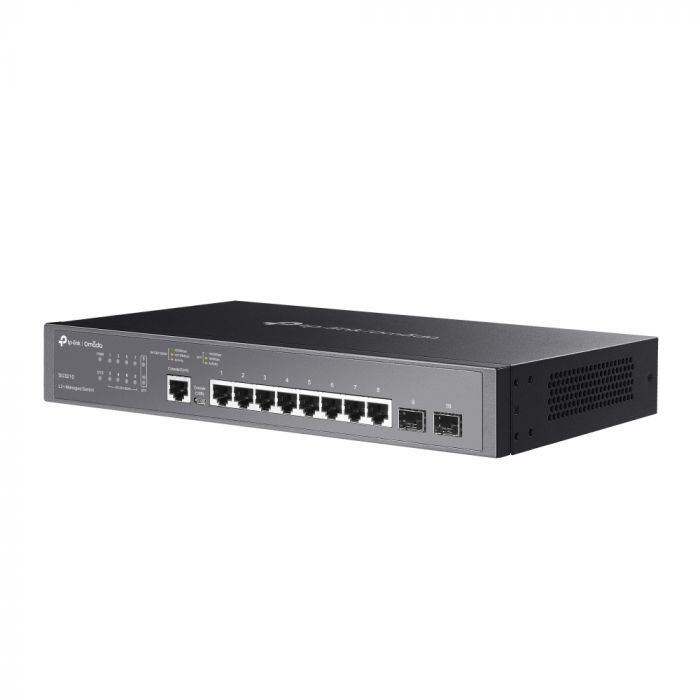 Комутатор TP-LINK SG3210 8xGE, 2xSFP, Керований L2+