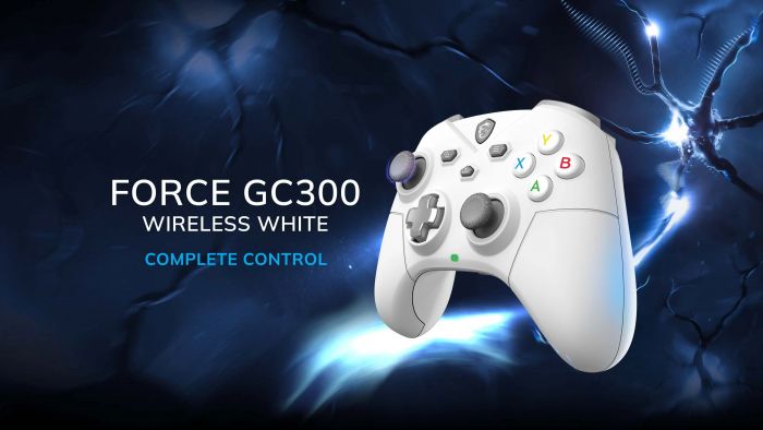 Геймпад MSI FORCE GC300 W, WIRELESS, білий