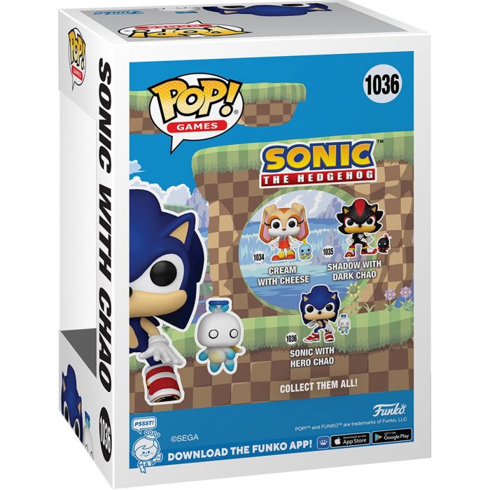 Фігурка Funko POP&buddy: Sonic - Sonic w/HChao
