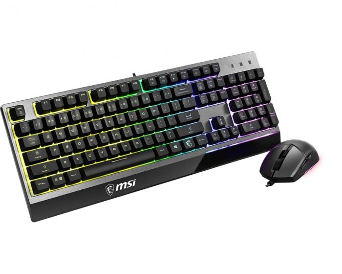 Комплект клавіатура та миша MSI Vigor GK30 COMBO UA USB, EN/UKR/RU, RGB