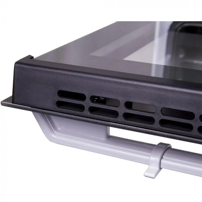 Плита Hansa комбінована, 62л, 50x60см, конвекція, чавун, білий