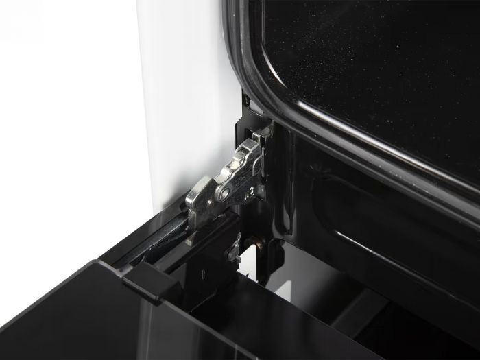 Плита Hansa комбінована, 65л, 50x60см, дисплей, конвекція, чавун, білий