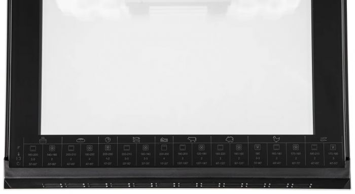 Плита Hansa комбінована, 65л, 50x60см, дисплей, конвекція, чавун, білий