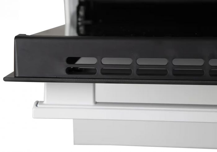 Плита Hansa комбінована, 65л, 50x60см, дисплей, конвекція, чавун, білий