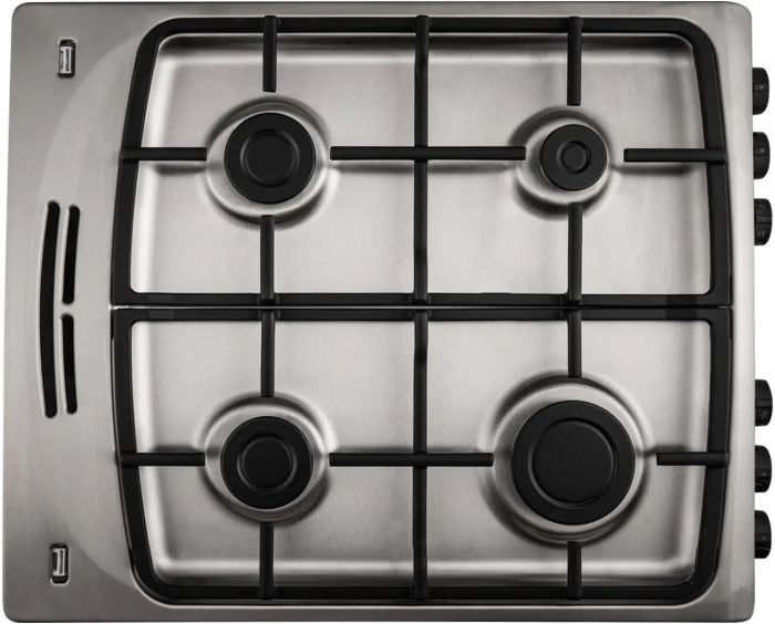 Плита Hansa комбінована, 65л, 50x60см, дисплей, конвекція, чавун, нерж