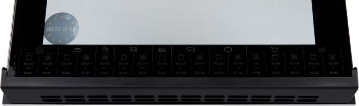 Плита Hansa комбінована, 65л, 50x60см, дисплей, конвекція, чавун, нерж