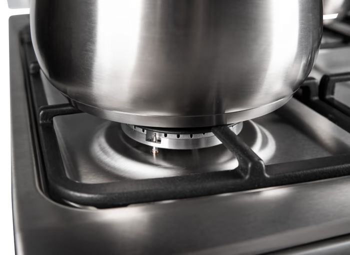 Плита Hansa комбінована, 65л, 50x60см, дисплей, конвекція, чавун, нерж