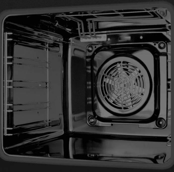 Плита Hansa комбінована, 65л, 50x60см, дисплей, конвекція, чавун, нерж