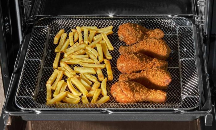 Плита Hansa комбінована, 65л, 50x60см, дисплей, конвекція, чавун, білий