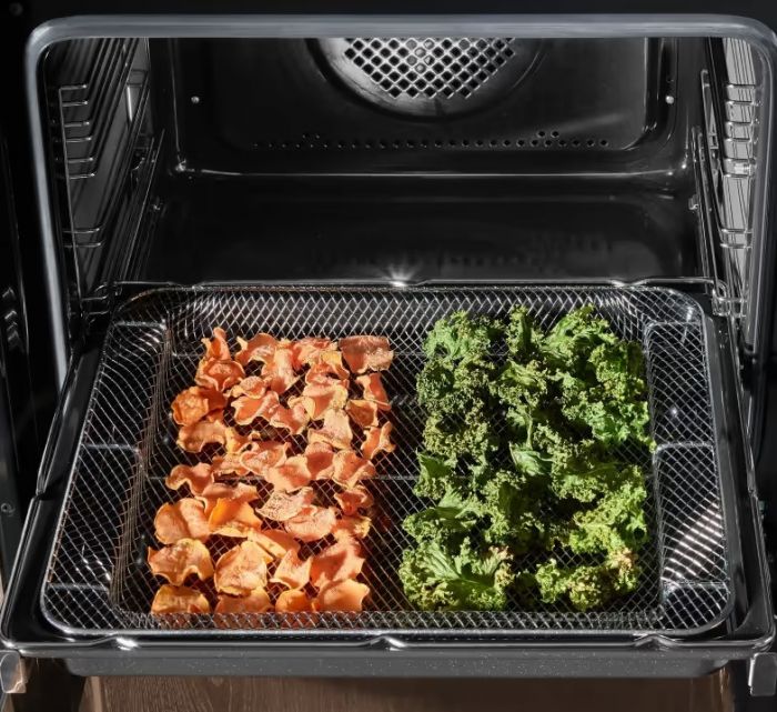 Плита Hansa комбінована, 65л, 50x60см, дисплей, конвекція, чавун, чорний