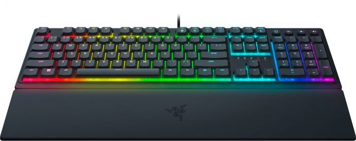 Клавіатура механічна Razer Ornata V3 104key, Mecha-Membrane Switch, USB-A, EN/UK, RGB, чорний