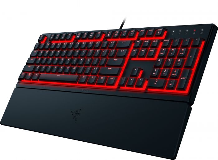 Клавіатура мембранна Razer Ornata V3 X 104key, USB-A, EN/UK, RGB, чорний