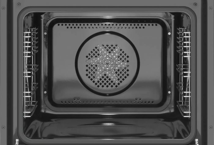 Плита Hansa комбінована, 77л, 60x60см, дисплей, конвекція, чавун, білий