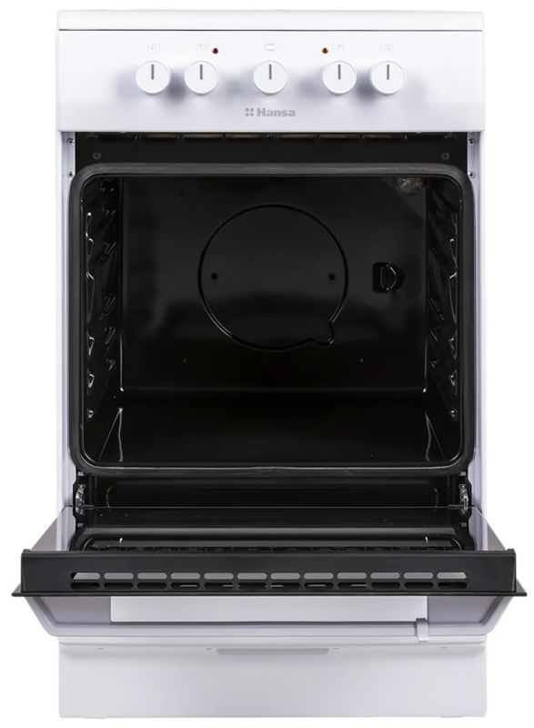 Плита Hansa електрична склокерамічна, 67л, 50x60см, білий