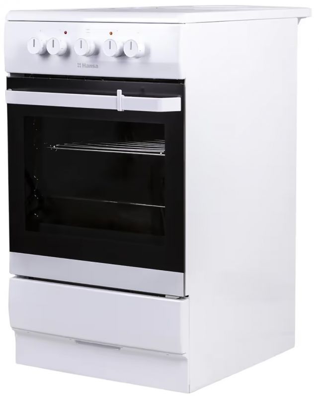 Плита Hansa електрична склокерамічна, 67л, 50x60см, білий