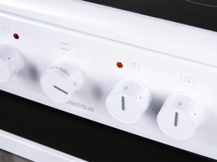 Плита Hansa електрична склокерамічна, 67л, 50x60см, білий