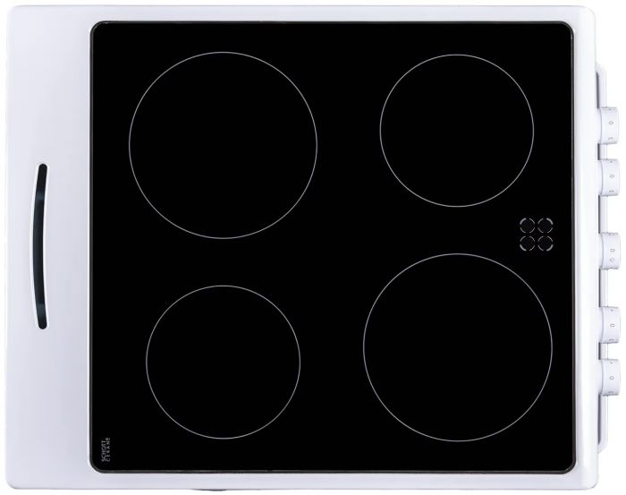 Плита Hansa електрична склокерамічна, 67л, 50x60см, білий