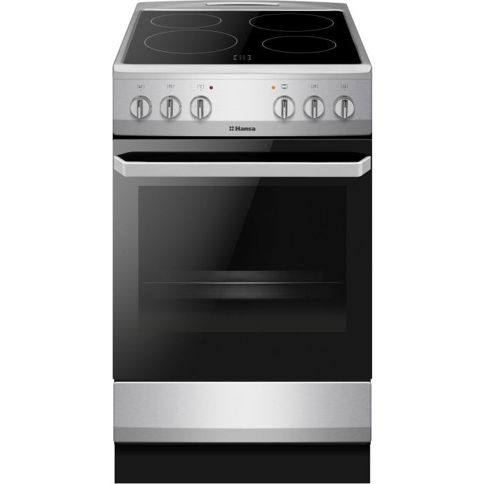 Плита Hansa електрична склокерамічна, 62л, 50x60см, конвекція, нерж