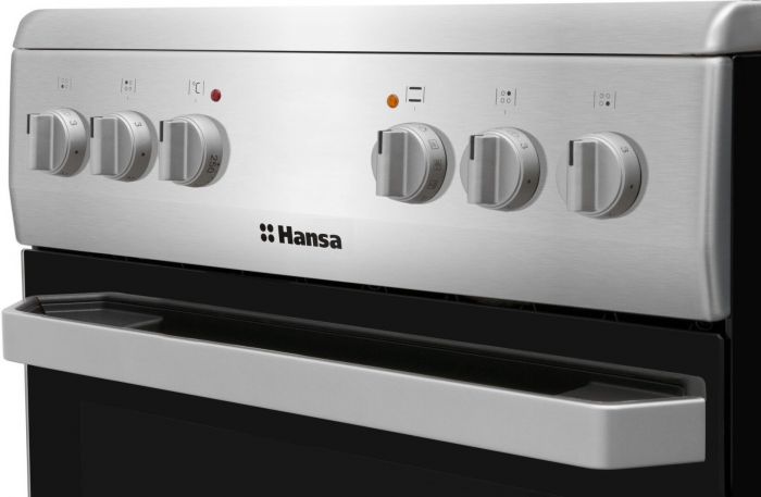 Плита Hansa електрична склокерамічна, 62л, 50x60см, конвекція, нерж