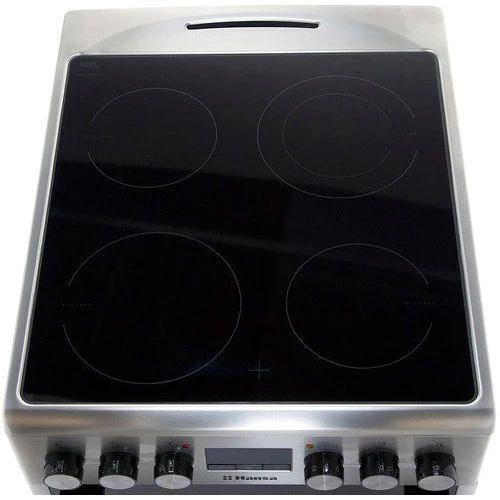 Плита Hansa електрична склокерамічна, 65л, 50x60см, дисплей, конвекція, нерж