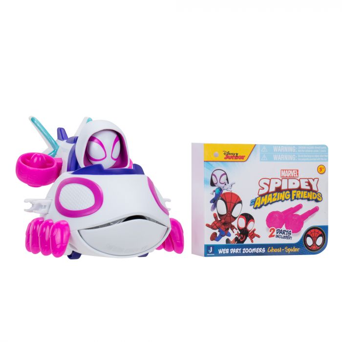 Машинка Spidey Little Vehicle Web Dart Zoomers Привид-павук (Ghost-Spider)