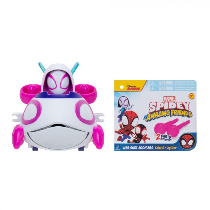 Машинка Spidey Little Vehicle Web Dart Zoomers Привид-павук (Ghost-Spider)