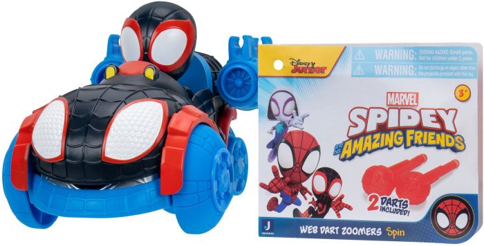 Машинка Spidey Little Vehicle Web Dart Zoomers Спін (Spin)