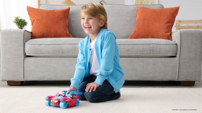 Ігровий набір 3 в 1 Spidey Deluxe Feature Vehicle Спліт команда Спайді (Spidey Team Split Racer)