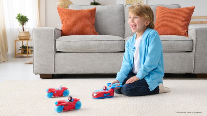 Ігровий набір 3 в 1 Spidey Deluxe Feature Vehicle Спліт команда Спайді (Spidey Team Split Racer)