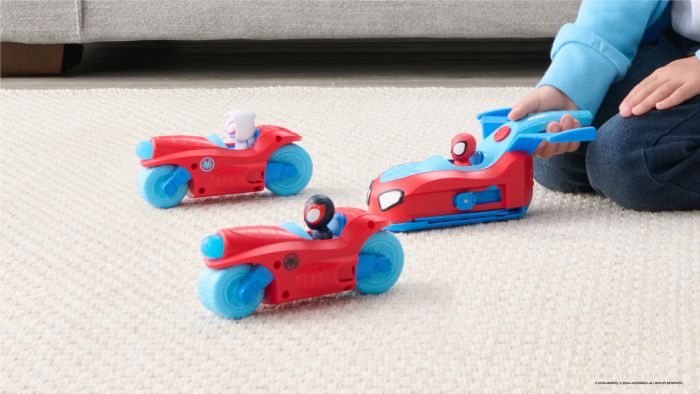 Ігровий набір 3 в 1 Spidey Deluxe Feature Vehicle Спліт команда Спайді (Spidey Team Split Racer)