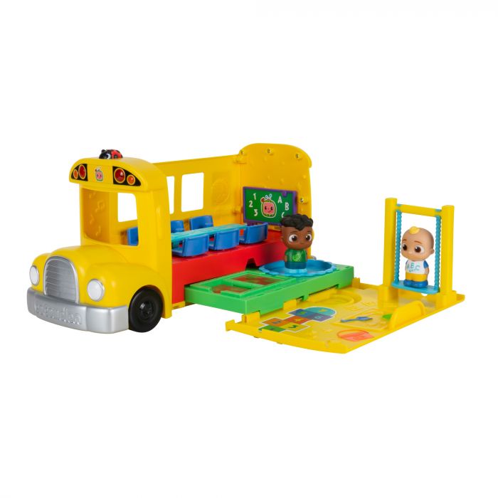 Ігровий набір CoComelon Vehicle Шкільний автобус трансформер, світло, звук